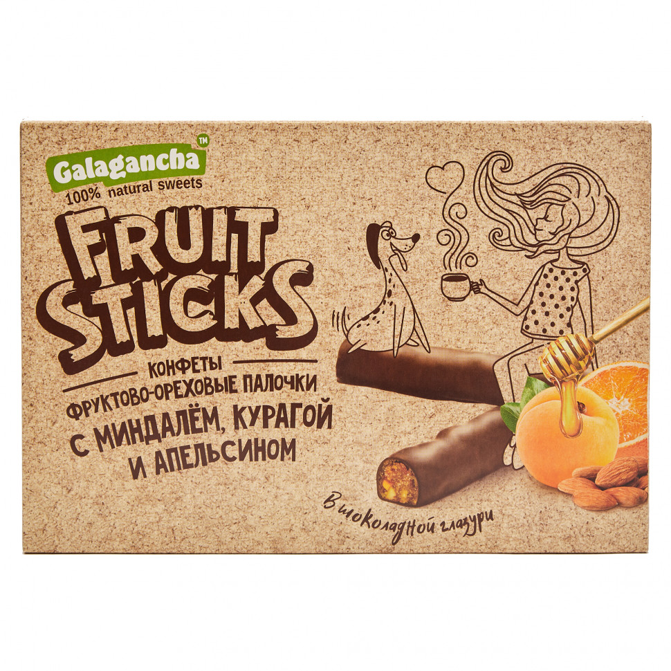  Берестов КРАФТ Fruit Stiсks с курагой и миндалем, 175г   в Волхове