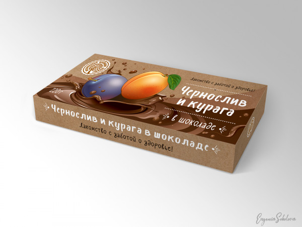 №2 Чернослив и курага в шоколаде, 220г в Волхове