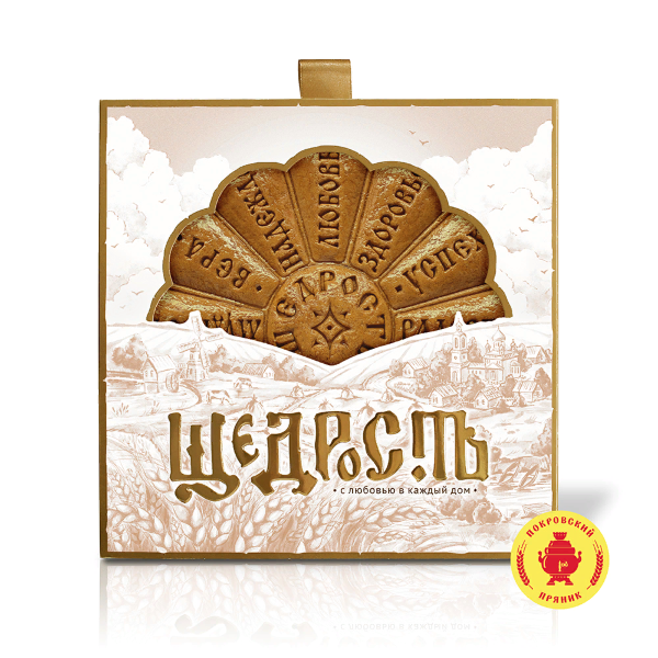 №3 Пряник 700г "Щедрость" (в подарочной упаковке)  в Волхове