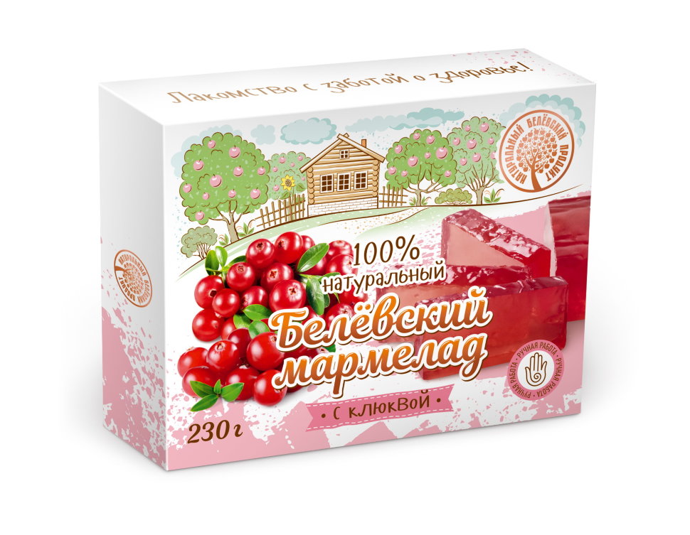  Мармелад белевский "Клюква" 230г в Волхове