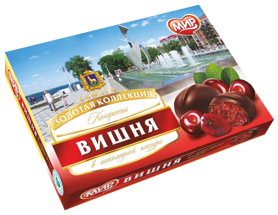  КФ МИР Вишня в шоколадной глазури 160г в Волхове